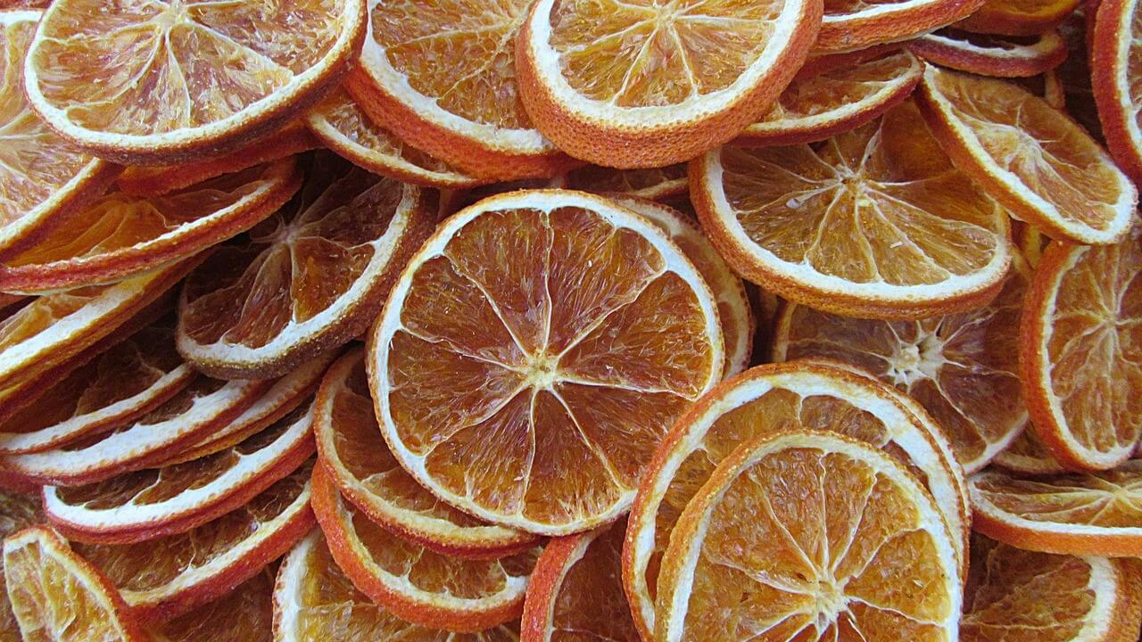 sušené pomeranče